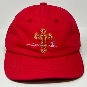 2PAC x Shoe Palace Dad Hat Baseball Cap Tupac Shakur Rap Cross Strapback Red